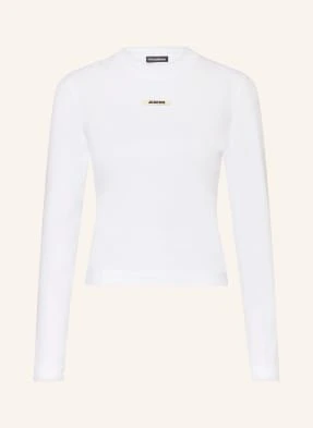 Jacquemus Koszulka Z Długim Rękawem Le T-Shirt Gros Grain weiss