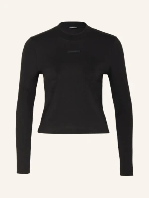 Jacquemus Koszulka Z Długim Rękawem Le Tshirt Gros Grain schwarz