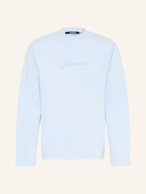 Jacquemus Koszulka Z Długim Rękawem Le Tshirt Pigmento blau