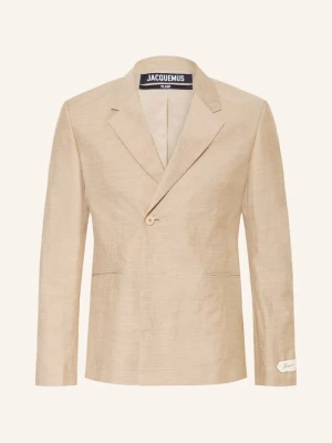 Jacquemus Marynarka La Veste Melo Z Lnu beige