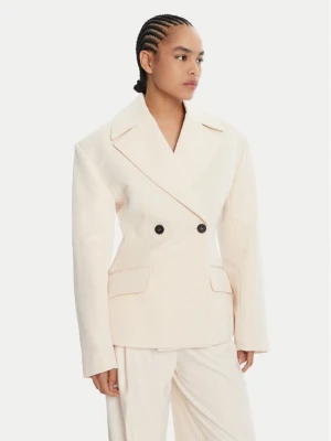 JACQUEMUS Marynarka La Veste Norma 25E251JA0871709130 Beżowy Regular Fit