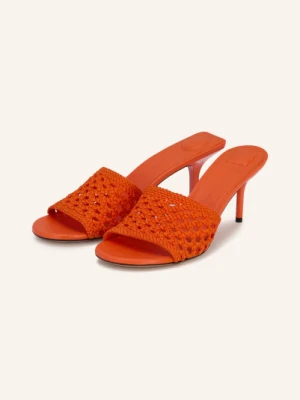 Jacquemus Mules Les Mules Cubisto orange