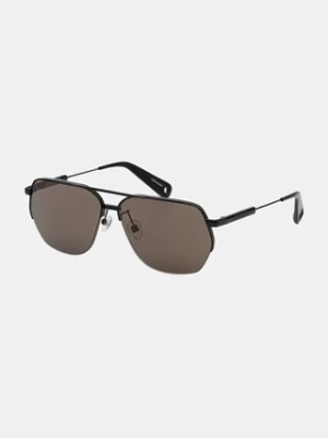 Jacquemus okulary przeciwsłoneczne AVIADOR kolor czarny JAC67C2SUN