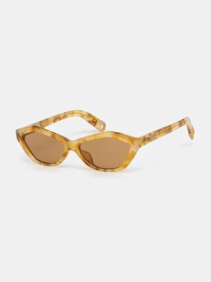 Jacquemus okulary przeciwsłoneczne BAMBINO damskie kolor beżowy JAC42C8SUN