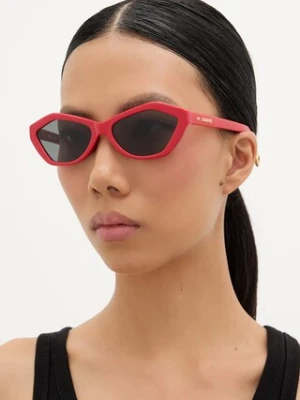 Jacquemus okulary przeciwsłoneczne BAMBINO damskie kolor czerwony JAC42C2SUN