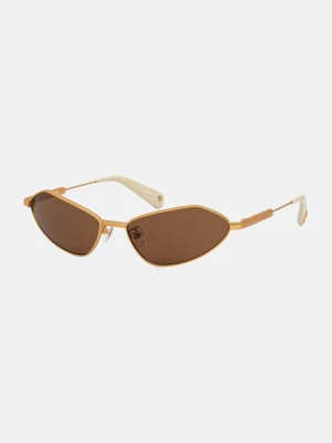 Jacquemus okulary przeciwsłoneczne BAMBINO kolor złoty JAC68C1SUN