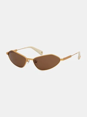 Jacquemus okulary przeciwsłoneczne BAMBINO kolor złoty JAC68C1SUN