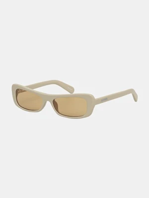 Jacquemus okulary przeciwsłoneczne CAPRI beżowy