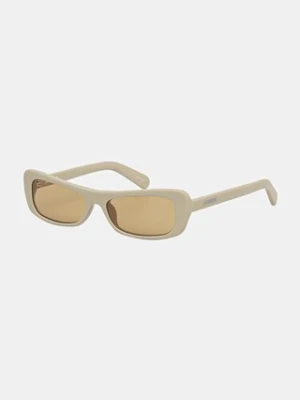 Jacquemus okulary przeciwsłoneczne CAPRI kolor beżowy JAC55C7SUN