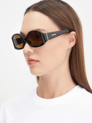 Jacquemus okulary przeciwsłoneczne COLAPSO kolor czarny JAC15C1SUN