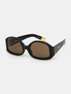 Jacquemus okulary przeciwsłoneczne COLAPSO kolor czarny JAC15C1SUN