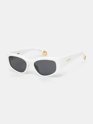 Jacquemus okulary przeciwsłoneczne GALA kolor biały JAC5C2SUN
