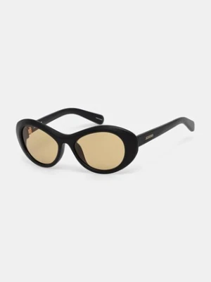 Jacquemus okulary przeciwsłoneczne ROND damskie kolor czarny JAC107C4SUN