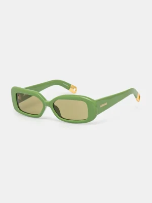 Jacquemus okulary przeciwsłoneczne ROND kolor zielony JAC11C3SUN