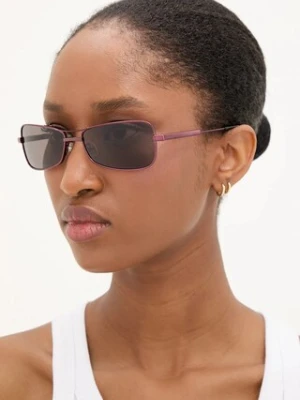 Jacquemus okulary przeciwsłoneczne STATZIONE damskie kolor fioletowy JAC118C2SUN