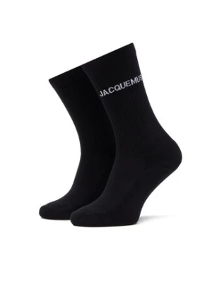 JACQUEMUS Skarpety długie 21H213AC003-5000 Czarny