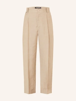 Jacquemus Spodnie Le Pantalon Croisiere Z Lnu beige