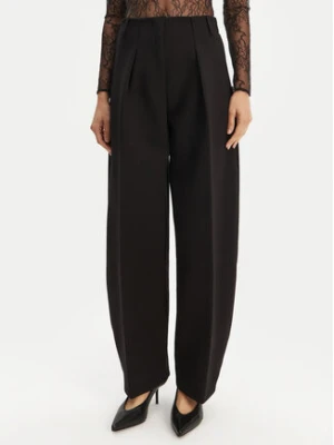 JACQUEMUS Spodnie materiałowe Le Pantalon Ovalo 24E241PA0791718 990 Czarny Regular Fit