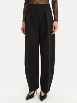 JACQUEMUS Spodnie materiałowe Le Pantalon Ovalo 24E241PA0791718 990 Czarny Regular Fit