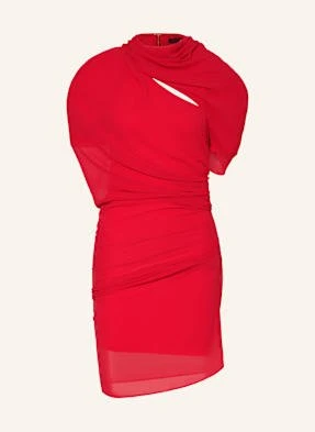 Jacquemus Sukienka Koktajlowa Castagna Z Wycięciami rot