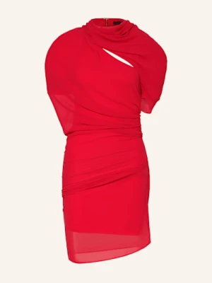 Jacquemus Sukienka Koktajlowa Castagna Z Wycięciami rot