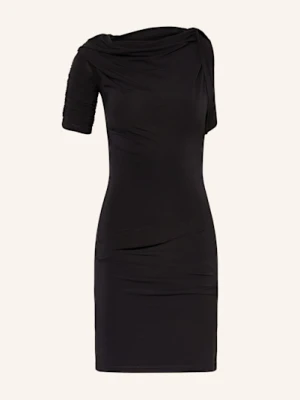 Jacquemus Sukienka Koktajlowa La Mini Robe Drapeado blau