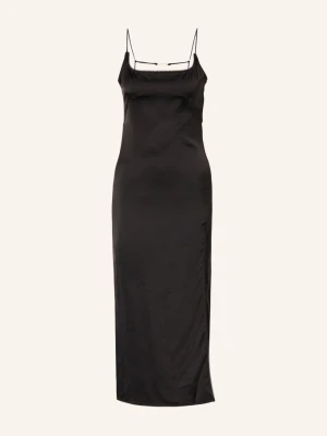 Jacquemus Sukienka Satynowa La Robe Notte schwarz CZARNY