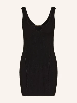 Jacquemus Sukienka Z Dzianiny La Mini Robe Sierra Z Wycięciem schwarz
