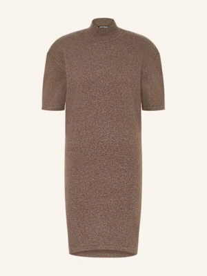 Jacquemus Sukienka Z Dzianiny La Robe Maille Castagna braun