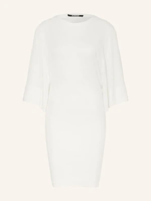 Jacquemus Sukienka Z Dzianiny La Robe Maille Mananco Z Wełny Merynosowej weiss