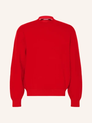 Jacquemus Sweter La Maille Pelota rot CZERWONY