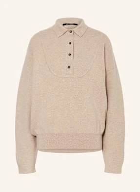 Jacquemus Sweter La Maille Vareuse Pallone beige