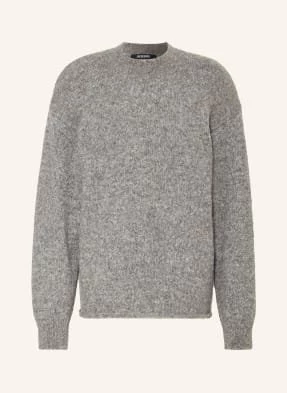 Jacquemus Sweter Le Pull Jacquemus Z Alpaką grau