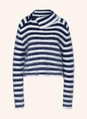 Jacquemus Sweter Le Pull Marina Z Dodatkiem Moheru blau