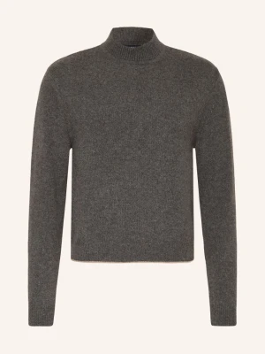 Jacquemus Sweter Z Kaszmiru La Maille Cachemire grau CZIEMNOSZARY