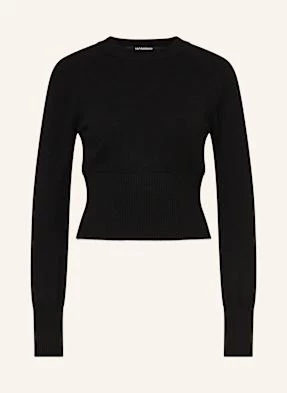 Jacquemus Sweter Z Kaszmiru La Maille Soglia Shirt schwarz