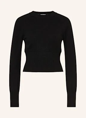 Jacquemus Sweter Z Kaszmiru La Maille Soglia Shirt schwarz