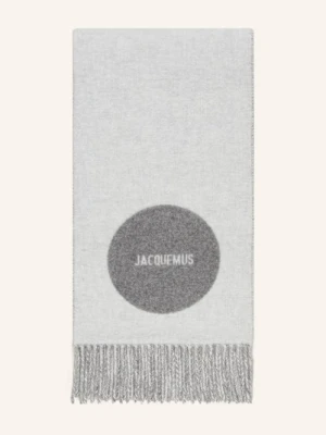 Jacquemus Szal Le Charpe Rond Carre grau