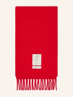 Jacquemus Szal L'echarpe Cavallo rot CZERWONY