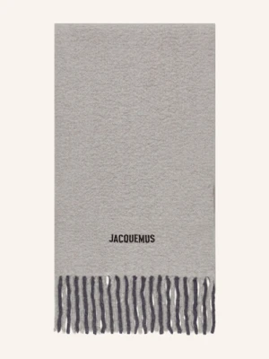 Jacquemus Szal Z Alpaki L' Echarpe Moisson grau