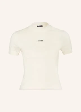 Jacquemus T-Shirt Le Tshirt Gros Grain beige