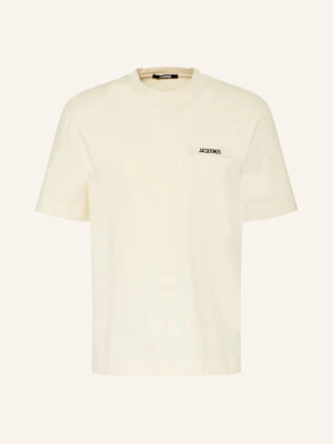 Jacquemus T-Shirt Le Tshirt Gros Grain beige