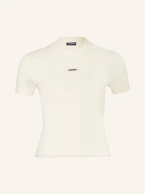 Jacquemus T-Shirt Le Tshirt Gros Grain beige