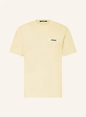 Jacquemus T-Shirt Le Tshirt Gros Grain gelb