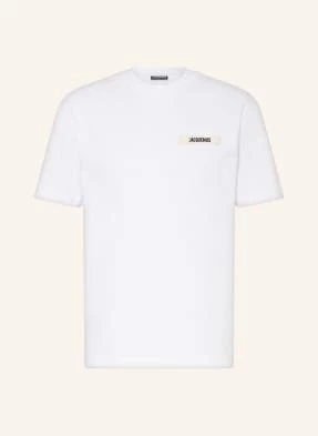 Jacquemus T-Shirt Le Tshirt Gros Grain weiss