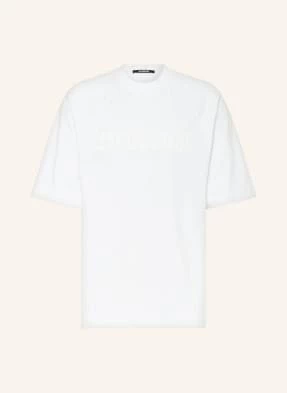 Jacquemus T-Shirt Le Tshirt Typo weiss