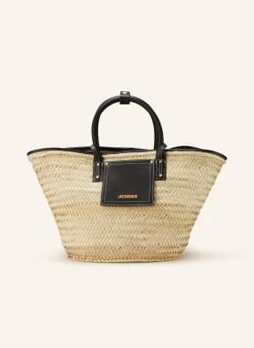 Jacquemus Torba Shopper Le Panier Soli schwarz