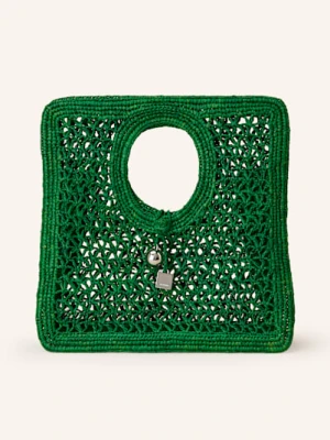 Jacquemus Torba Shopper Le Petit Carre Spiaggia gruen