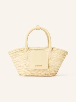 Jacquemus Torba Shopper Le Petit Panier Soli weiss