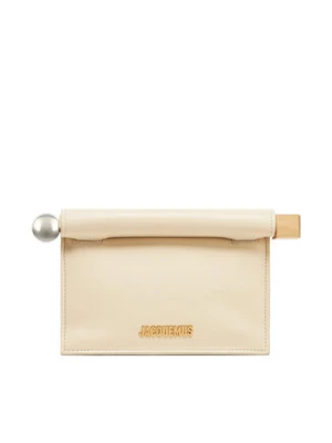 JACQUEMUS Torebka La Petite Pochette Rond C 241BA392-3171 Écru